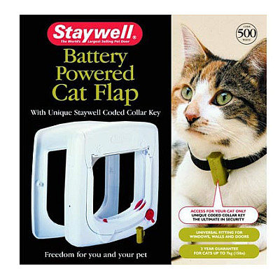 Staywell ПРОГРАМ дверцята для котів, з програмним ключем