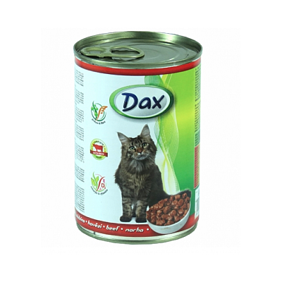 Консервы для кошек Dax – полноценный корм с кроликом Дакс для кошек
