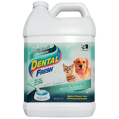 SynergyLabs Dental Fresh СІНЕРДЖИ ЛАБС СВІЖІСТЬ ЗУБІВ рідина від зубного нальоту та запаху з пащі собак і котів 