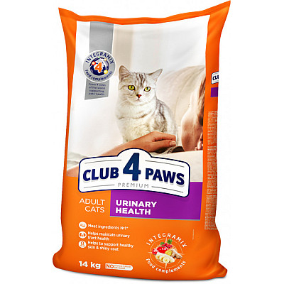 Сухой корм CLUB 4 PAWS PREMIUM поддержка здоровья мочеиспускательной системы