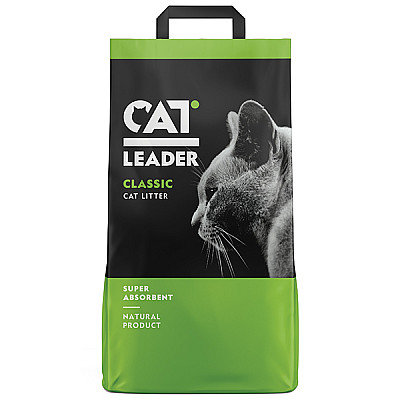 Кэт Лидер (CAT LEADER) супер-впитывающий наполнитель в кошачий туалет