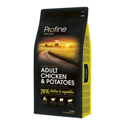 Сухий корм для дорослих собак Profine ADULT CHICKEN and POTATOES з куркою та картоплею