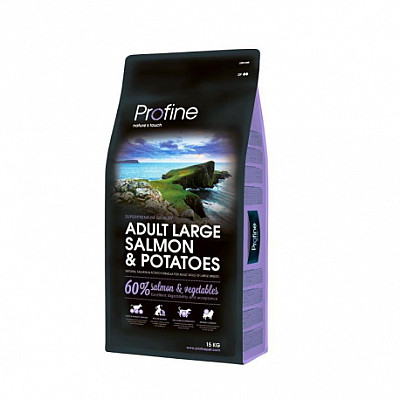 Сухий корм для дорослих собак великих порід Profine ADULT LARGE BREED SALMON and POTATOES з лососем та картоплею