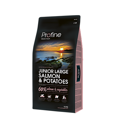Сухий корм для молодих собак великих порід Profine JUNIOR LARGE SALMON and POTATOES з лососем і картоплею