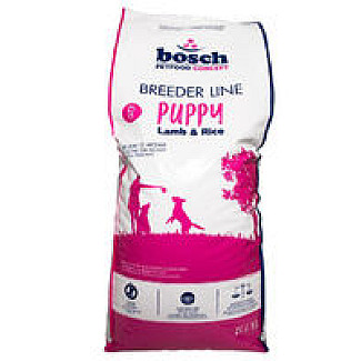 BOSCH PUPPY Lamb & Rice Breeder- Полнорационный корм для щенков до 4 месяцев на основе ягненка и риса, 20 кг