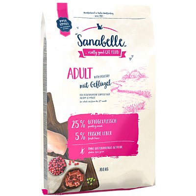 Сухой корм для кошек Bosch Sanabelle (Санабель) Adult with poultry – для взрослых кошек с птицей