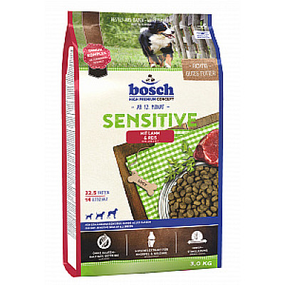 Сухий корм для собак BOSCH SENSITIVE - Повнораціонний корм для собак, схильних до алергії