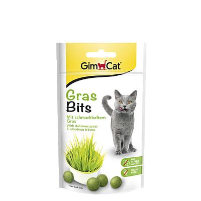 Gimcat Gras Bits грасбітс ласощі з травою для котів