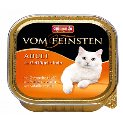 Animonda Vom Feinstein Adult з домашнім птахом та телятиною - консерви для кішок