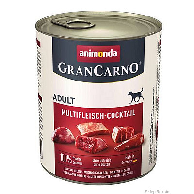 Animonda Gran Carno Adult мясной коктейль -  консервы для собак