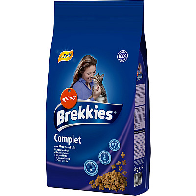 Сухой корм для кошек Brekkies (Бреккис) Cat Exel Complet корм для кошек