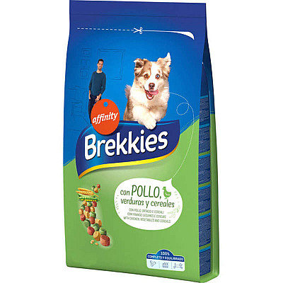 Сухий корм для собак  Brekkies (Бреккіс) Excel Complete повнораційний для дорослих собак з куркою та рисом