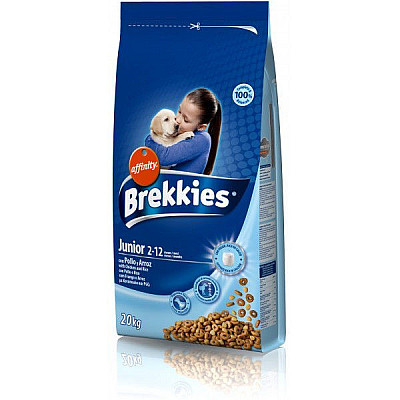 Сухий корм для собак Brekkies (Бреккіс) Excel Junior Original для цуценят та молодих собак з кальцієм та вітамінами