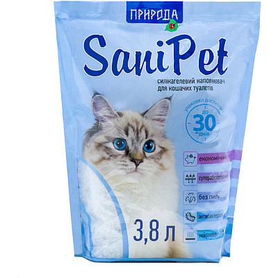 Наполнитель силикагелевый SANIPET