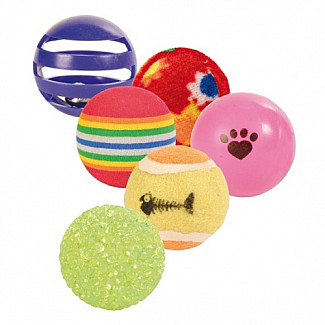 Trixie Набор мячиков для кошек (6шт)