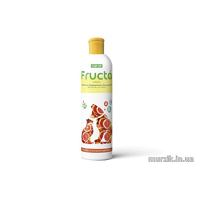 Шампунь-Бальзам-Кондиціонер Fruit line FRUCTA з екстрактом грейпфрута для собак та котів