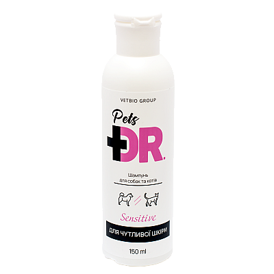 Шампунь Dr.Pets "Sensetive" для чувствительной кожи собак и кошек