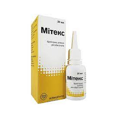 Richter Pharma Митекс капли ушные суспензии