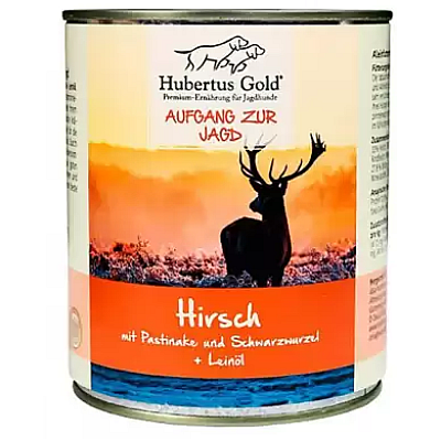  Консерви для собак Hubertus Gold Hirsch mit Pastinake з олениною та пастернаком