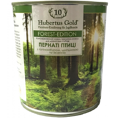 Консерви для собак Hubertus Gold Forest Edition з дичиною, топінамбуром, шипшиною і зеленню