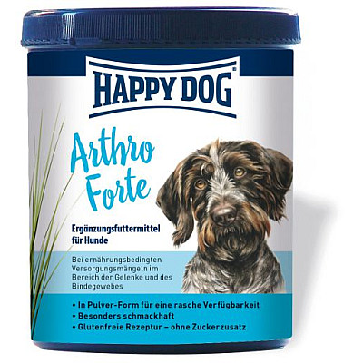 Витамины для собак HAPPY DOG ARTHRO FORTE ПИЩЕВАЯ ДОБАВКА ДЛЯ УКРЕПЛЕНИЯ СУСТАВОВ И КОСТЕЙ СОБАК 