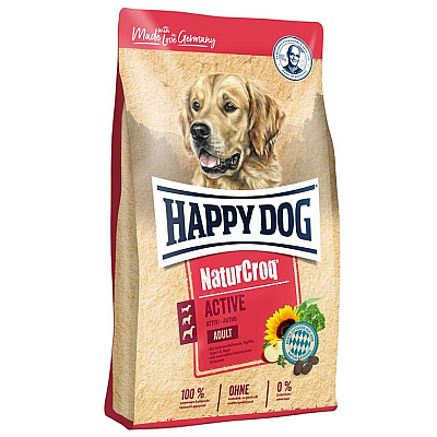 Сухий корм для собак Happy Dog Premium Naturcroq Active активних собак усіх порід з підвищеною потребою в енергії