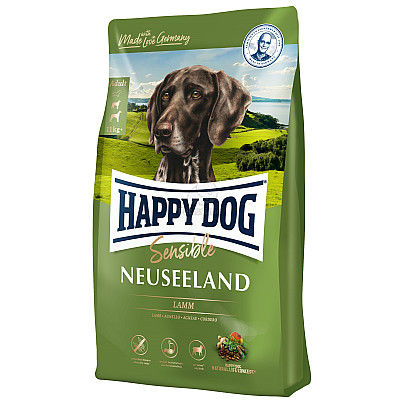 Сухий корм для дорослих собак Happy Dog Supreme NEUSEELAND SUPREME  з чутливим травленням вагою понад 11 кг з ягням та рисом