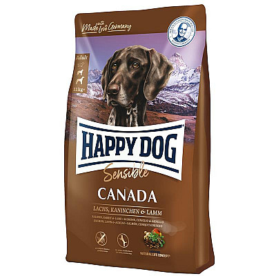  Повнораціонний сухий корм для всіх дорослих собак Happy Dog Supreme Sensible - Canada вагою від 11 кг з нормальною потребою в енергії