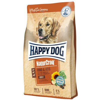Сухий корм для собак Happy Dog NaturCroq Rind & Reis всіх порід з яловичиною та рисом