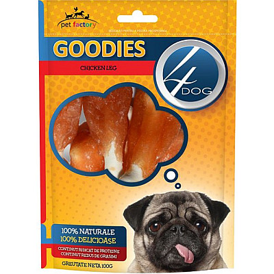 Ласощі для собак 4Dog ніжки курячі