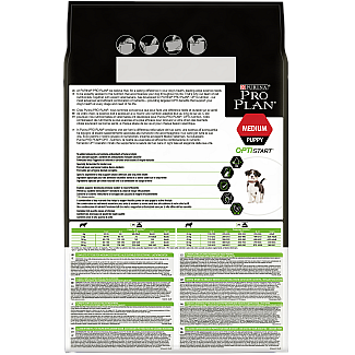 Purina PRO PLAN Puppy Medium with OPTISTART™ корм для щенков средних пород от 10 до 25 кг,  с курицей, 12 кг