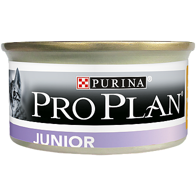 Консерви Purina Pro Plan Junior (банка) для кошенят Мус з куркою