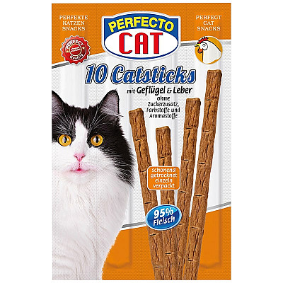 Perfecto Cat Лакомство птица-печень (желтый)
