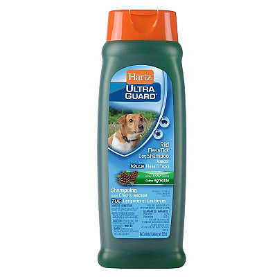 Hartz Rid Flea and Tick Shampoo Fresh scent- Шампунь від бліх та кліщів з ароматом хвої