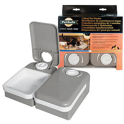 PetSafe Eatwell 2 Meal Pet Feader ПЕТСЕЙФ ИТВЕЛ автоматическая кормушка для котов и собак с таймером