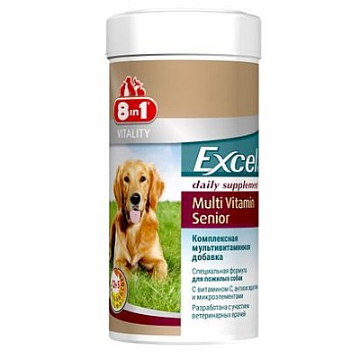 8in1 (8в1) Vitality Multi-Vitamin Senior - мультивітаміни для собак старше 5 років