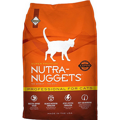 Сухой корм для котят и активных кошек Nutra Nuggets Professional с курицей
