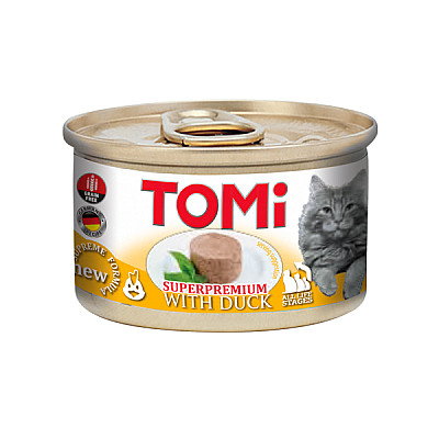 TOMi Duck ТОМИ УТКА, консервы для котов мусс
