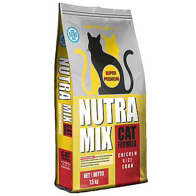 Nutra Mix Maintenance корм для взрослых котов с нормальной активностью
