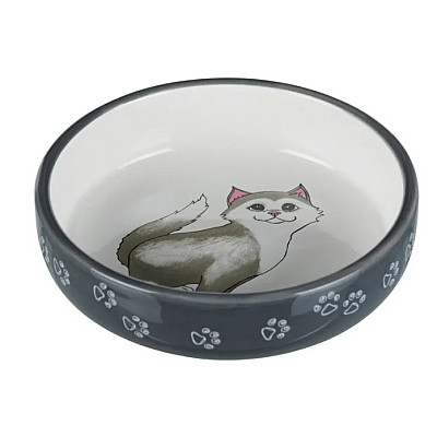 Миска керамічна Trixie для короткомордих порід котів 300 мл/15 см