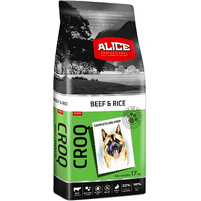 Сухий корм Alice Croq Beef and Rice з яловичиною та рисом для собак