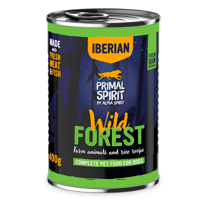 Повнораціонний вологий корм для дорослих собак Primal Spirit Wild Forest з іберійською свининою та індичкою
