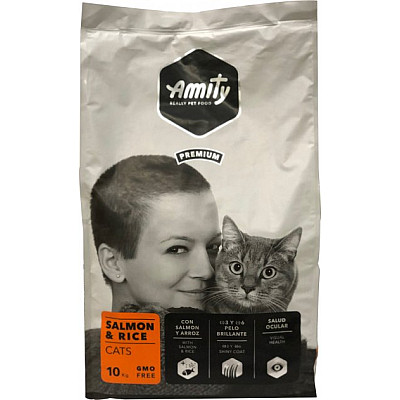 Корм для котів AMITY Salmon&Rice повсякденний з лососем і рисом