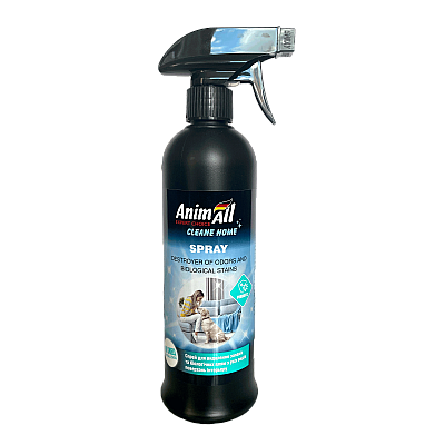 AnimAll cleane home Спрей-винищувач запахів та біологічних плям, гіпоалергенний
