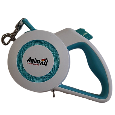 Рулетка- повідець AnimAll REFLECTOR блакитна 3 м, до 15 кг