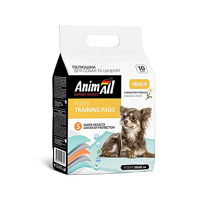 Пелюшки  AnimAll 60х60 см з  ароматом ромашки