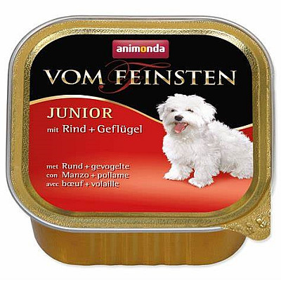 Animonda Vom Feinstein Junior з яловичиною та птицею - консерви для цуценят