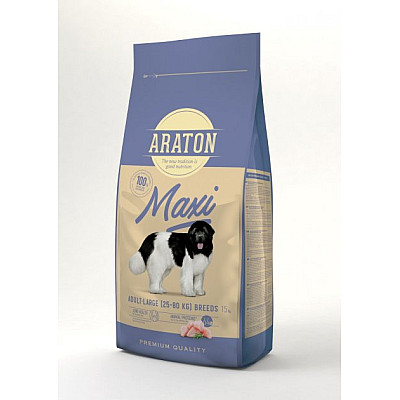 Полноценный сухой корм для взрослых собак ARATON MAXI Adult