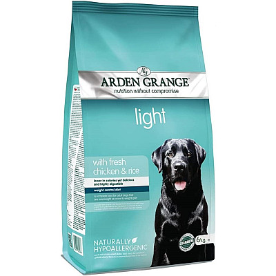 Сухий корм для собак з надмірною вагою Arden Grange Adult Dog Light з куркою