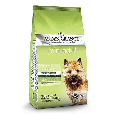 Сухий корм для дорослих собак міні порід Arden Grange Mini Adult Dog Fresh Lamb & Rice зі свіжою ягнятиною та рисом